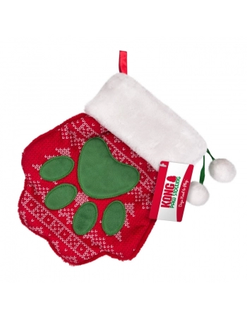 KONG HOLIDAY STOCKING PAW LG (H25D138)